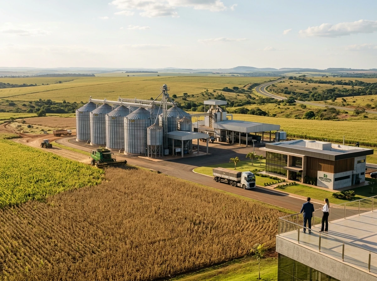 Estruturas para a cadeia do agronegócio com mais aderência ao fluxo da operação.